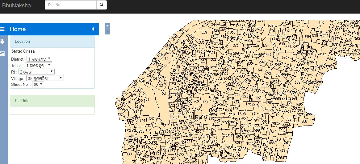 plot map odisha